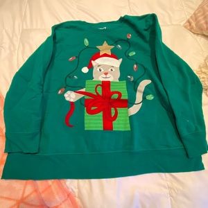Cat Christmas sweater